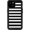 White and Black Stripes iPhone 15 Plus Waterproof Case
